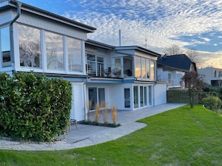 Haus-Rückseite, Ferienwohnung im 1. OG