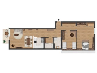 Grundriss Apartment Aufwind