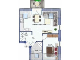 Appartamento per vacanze Greetsiel Pianta del piano 29