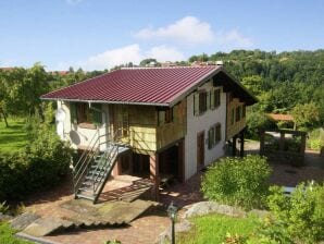 Ferienhaus Authentisches Chalet mit Terrasse in Harreberg - Hommert - image1