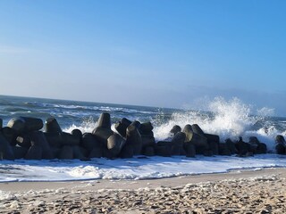 Tetrapoden am Weststrand