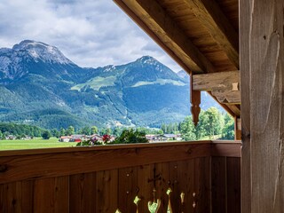 FeWo Jennerblick - Ausblick Balkon