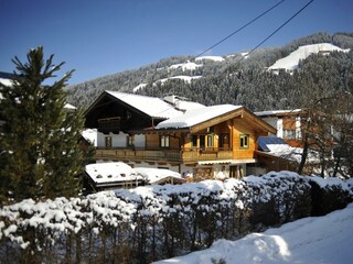 Haus Ansicht Winter