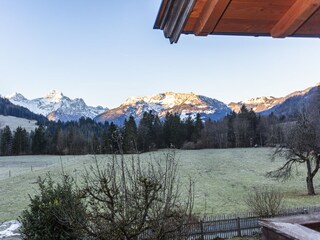 Blick auf die Berge
