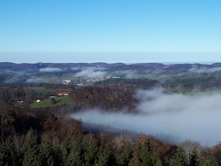 Herbst-Stimmung - Blick vom Sternbergturm Gomadingen