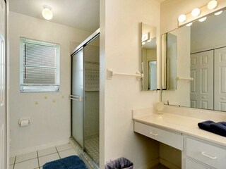 Master bathroom of the villa in Cape Coral, FL