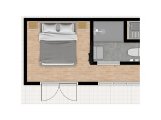 Vakantiehuisje Hillegom Grondplan 18
