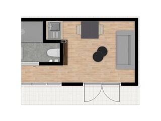 Vakantiehuisje Hillegom Grondplan 19
