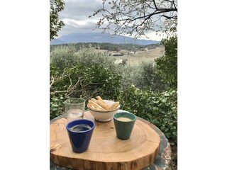 Blick von kleiner Terrasse