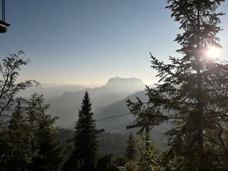 Steinplatte, Blick zum Wilden Kaiser