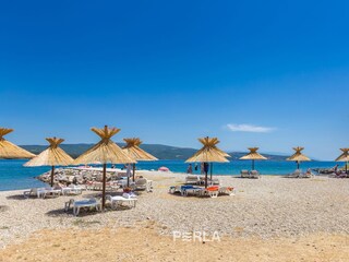 der Strand in Krk, kristallklares Meer