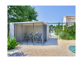 Platz für Fahrräder