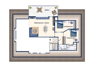 Appartamento per vacanze Travemünde Pianta del piano 16