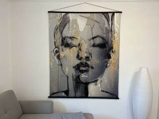 Modernes Bild im Wohnzimmer