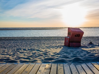 Abendstimmung am Strand von Langeoog