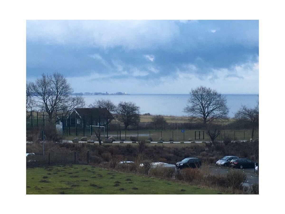 Blick vom Balkon auf die Ostsee!