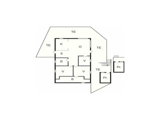 Casa per le vacanze Glesvær Pianta del piano 22