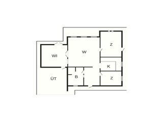 Vakantiehuis Enø Grondplan 42