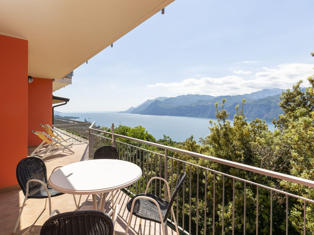 Balcony with lake view