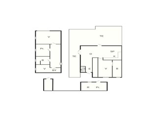 Vakantiehuis Kolding Grondplan 50