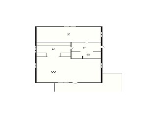 Vakantiehuis Flisby Grondplan 32