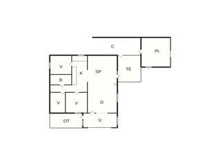 Ferienhaus Sønderballe Grundriss 55