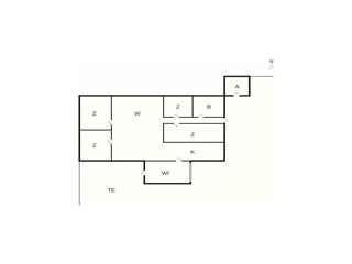 Casa de vacaciones Humlum Plano de planta 11