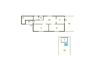 Vakantiehuis Rejmyre Grondplan 28