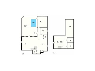 Vakantiehuis Grisslehamn Grondplan 8
