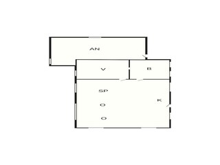 Vakantiehuis Tranum Strand Grondplan 26