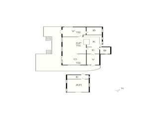 Casa de vacaciones Ølsted Plano de planta 7