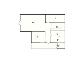 Maison de vacances Aalbæk Plan d'étage 5