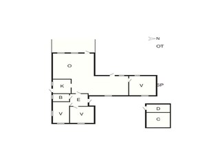 Vakantiehuis Vaeggerløse Grondplan 2