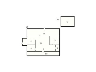 Vakantiehuis Skäret Grondplan 52