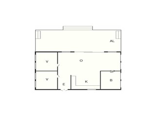 Vakantiehuis Löttorp Grondplan 11