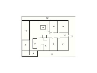 Vakantiehuis Blokhus Grondplan 48