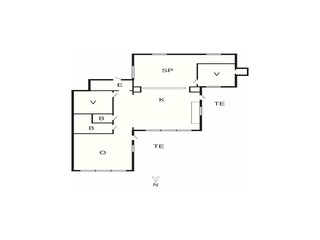 Vakantiehuis Ängen Grondplan 20