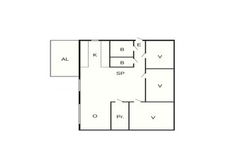 Vakantiehuis Olofström Grondplan 27