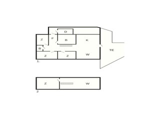 Vakantiehuis Gjeving Grondplan 13