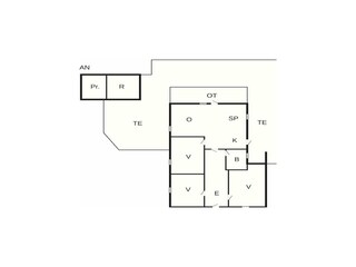 Maison de vacances Vorupør Plan d'étage 34