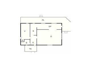 Vakantiehuis Lekeryd Grondplan 19