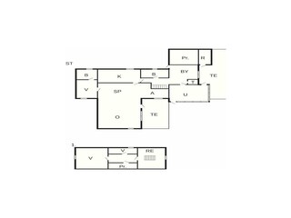 Casa de vacaciones Thyholm Plano de planta 36