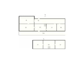 Vakantiehuis Søndervig Grondplan 59