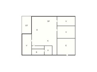 Vakantiehuis Fjerritslev Grondplan 28