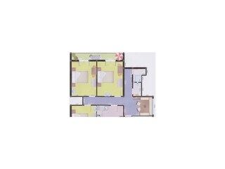 Wohnungsplan Appartement DAS REHLEIN