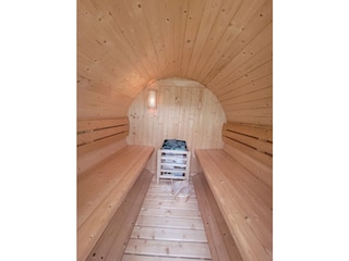 Unser Sauna von innen