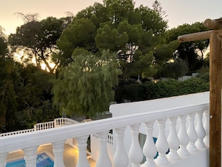 Blick von der Dachterrasse zur Nachbarschaft