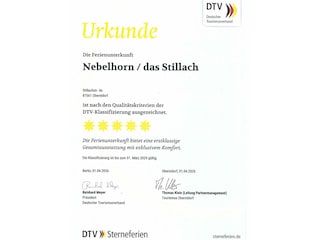 Klassifizierung 5  Sterne DTV