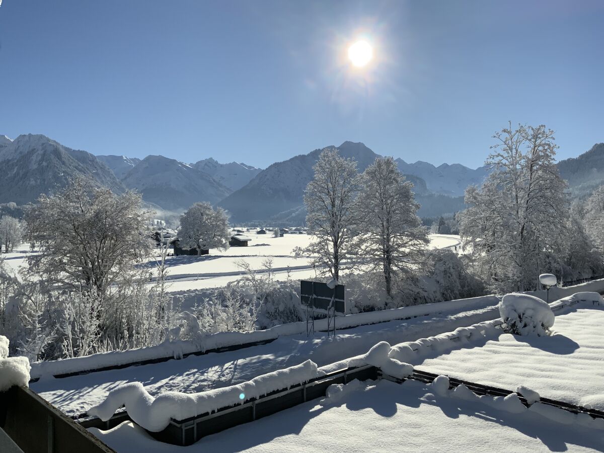 Ausblick vom Balkon