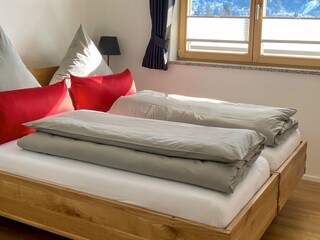 Schlafzimmer 2 - Einzelbetten als Doppelbett